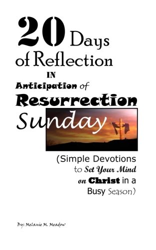 Imagen de archivo de 20 Days of Reflection in Anticipation of Resurrection Sunday: Doable Devotions to Set Your Mind on Christ in a Busy Season a la venta por Revaluation Books