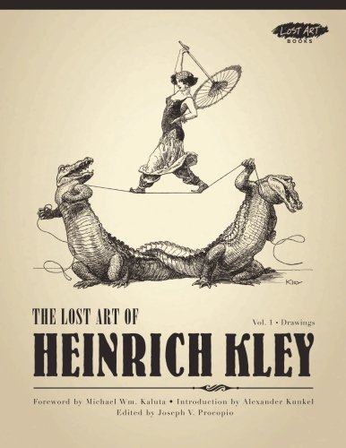 Imagen de archivo de The Lost Art of Heinrich Kley, Volume 1: Drawings a la venta por WorldofBooks