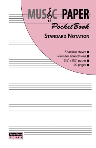 Imagen de archivo de MUSIC PAPER PocketBook - Standard Notation a la venta por Revaluation Books