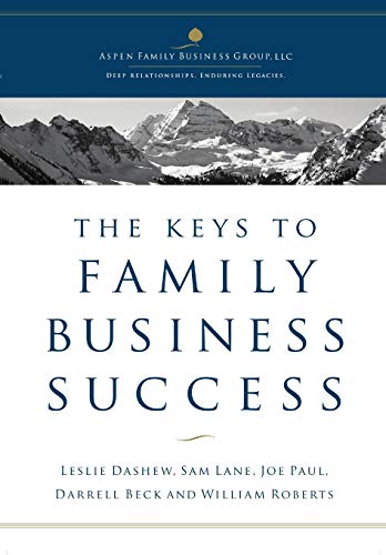 Beispielbild fr The Keys To Family Business Success zum Verkauf von St Vincent de Paul of Lane County