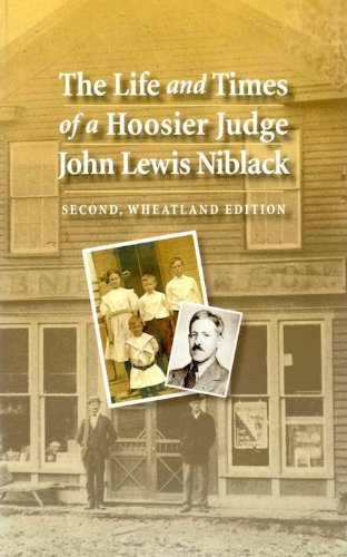 Beispielbild fr Life and Times of a Hoosier Judge zum Verkauf von Better World Books