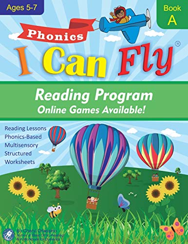 9780983199670: I Can Fly Reading Program with Online Games, Book A: Orton-Gillingham Based Reading Lessons for Young Students Who Struggle with Reading and May Have Dyslexia: 1 (Reading Program Ages 5-7)