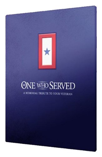 Stock image for One Who Served: A Memorial Tribute to Your Veteran for sale by Red's Corner LLC