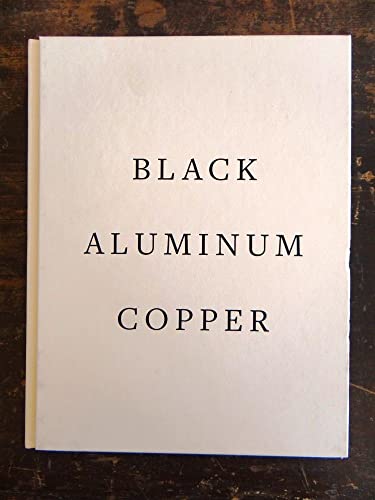 Beispielbild fr Frank Stella: Black, Alumunium and Copper Paintings zum Verkauf von Klondyke