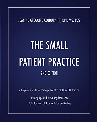 Stock image for The Small Patient Practice: A Beginner's Guide to Starting a Pediatric PT, OT or SLP Practice for sale by SecondSale