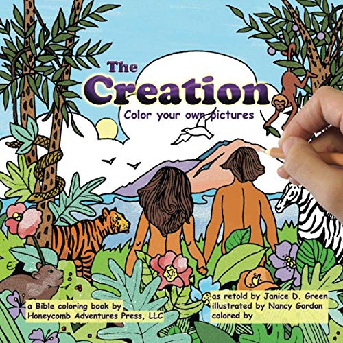 Stock image for The Creation: A Bible Coloring Book (Honeycomb Adventures Coloring Book) for sale by Books Unplugged