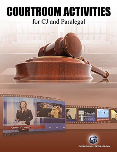 Stock image for Courtroom Activites, for CJ and Paralegal for sale by SecondSale