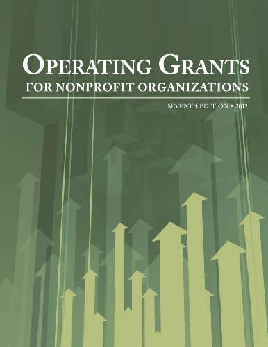 Stock image for Operating Grants for Nonprofit Organizations 2012 for sale by HPB-Red