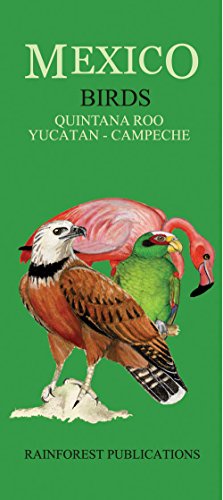 Imagen de archivo de Mexico Caribbean Regions Birds Guide (Laminated Foldout Pocket Field Guide) (English and Spanish Edition) a la venta por Irish Booksellers