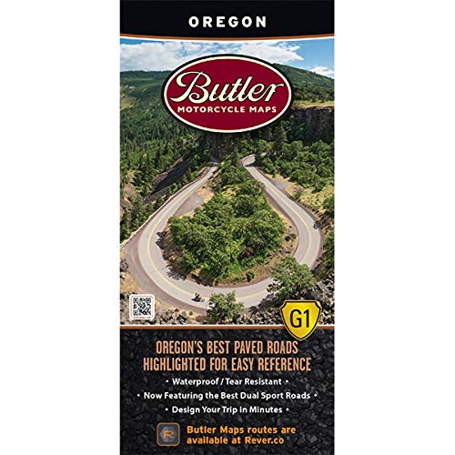 Stock image for Motorcycle Map Oregon for sale by Oregon Books & Games