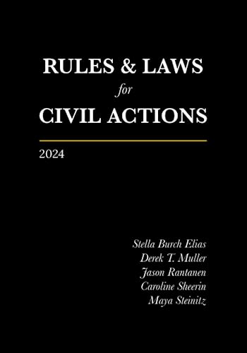 Beispielbild fr Rules and Laws for Civil Actions: 2024 zum Verkauf von BooksRun