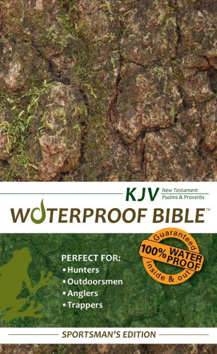 Imagen de archivo de Waterproof New Testament with Psalms and Proverbs-KJV-Tree Bark a la venta por HPB-Ruby