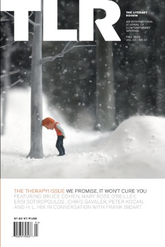 Imagen de archivo de The Literary Review: Therapy! a la venta por Revaluation Books