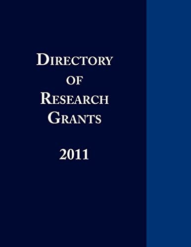 Stock image for Directory of Research Grants 2011 for sale by Revaluation Books