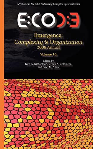 Stock image for Emergence, Complexity & Organization 2008 Annual for sale by Wrigley Books