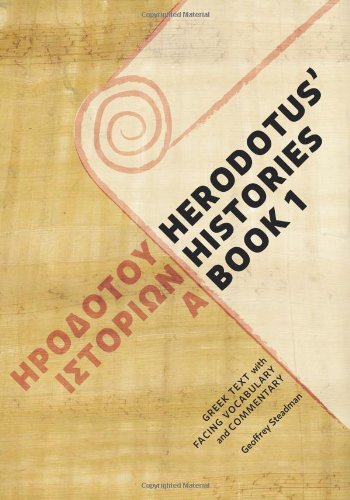 9780984306503: Herodotus' Histories Book 1: Greek Text with Facing Vocabulary and Commentary