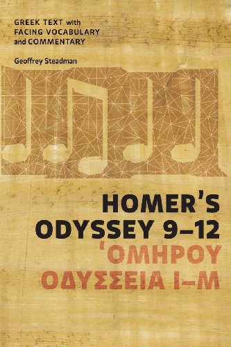 9780984306534: Homer's Odyssey 9-12: Greek Text with Facing Vocabulary and Commentary