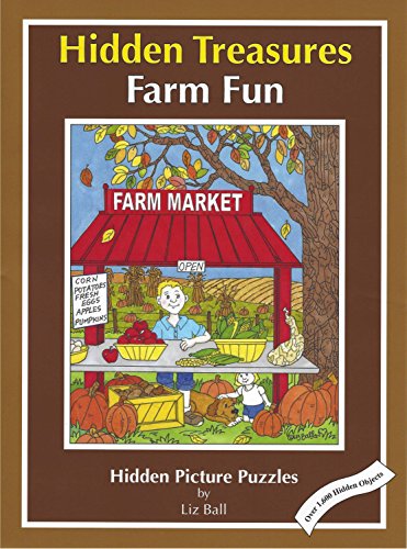 Stock image for Farm Fun: Hidden Treasures; Hidden Picture Puzzles for sale by Books Unplugged