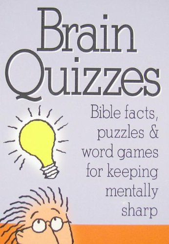 Imagen de archivo de Brain Quizzes Bible trivia, puzzles & word games for keeping mentally sharp a la venta por Wonder Book