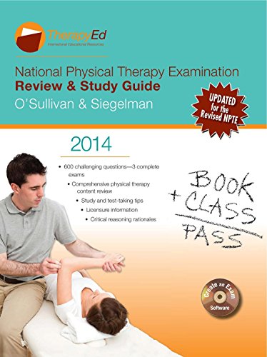 Beispielbild fr National Physical Therapy Examination Review and Study Guide : 2014 zum Verkauf von Better World Books