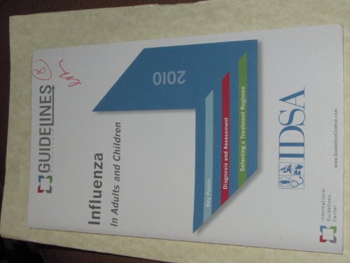 Beispielbild fr Influenza Guidelines Pocketcard 2010: In Adults and Children: In Adults & Children (Guidelines Pocketcards) zum Verkauf von medimops