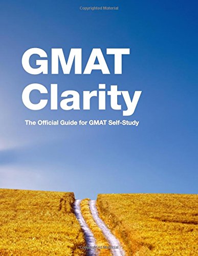 Beispielbild fr GMAT Clarity: The Official Guide for GMAT Self-Study zum Verkauf von Decluttr