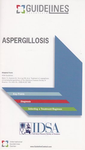 Beispielbild fr Aspergillosis Guidelines (Guidelines Pocketcard) zum Verkauf von medimops