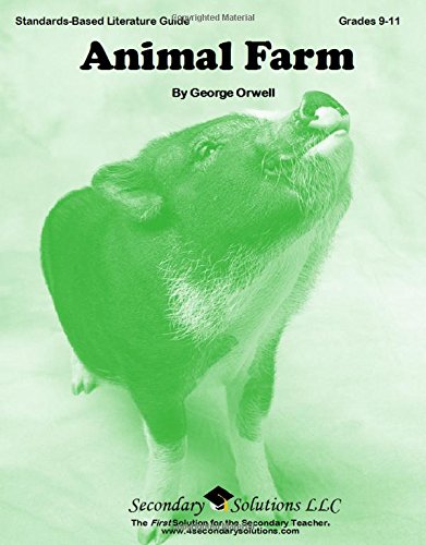 Stock image for Animal Farm Teacher Guide - complete lesson unit for teaching the novel Animal Farm in Grades 9-12 for sale by SecondSale