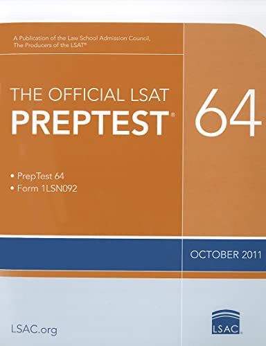 9780984636020: The Official LSAT PrepTest 64: (Oct. 2011 LSAT)