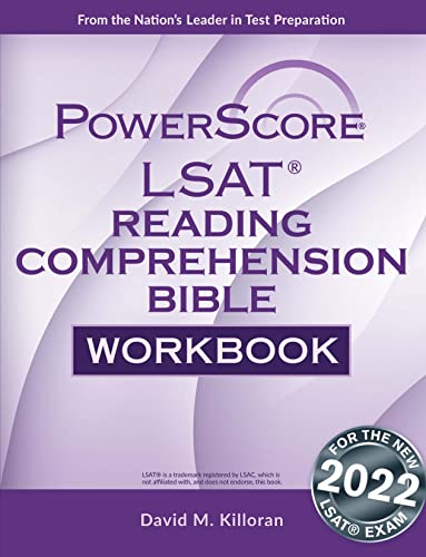 Stock image for The PowerScore LSAT Reading Comprehension Bible Workbook for sale by Books Unplugged