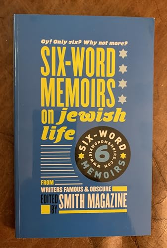 Beispielbild fr Six-Words Memoirs on Jewish Life zum Verkauf von ThriftBooks-Dallas