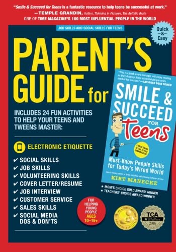 Beispielbild fr Parent's Guide for Smile & Succeed for Teens: Job Skills and Social Skills for Teens zum Verkauf von Wonder Book