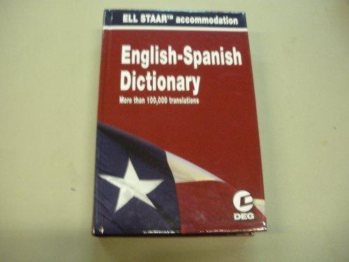 Stock image for ELL STAAR Accommodation English-Spanish Dictionary for sale by -OnTimeBooks-