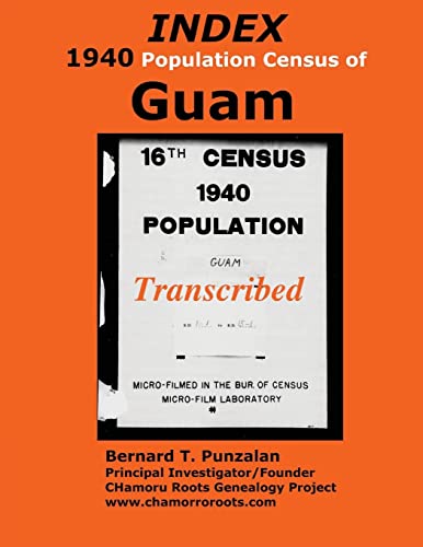 Imagen de archivo de INDEX 1940 Census of Guam: Transcribed a la venta por GF Books, Inc.