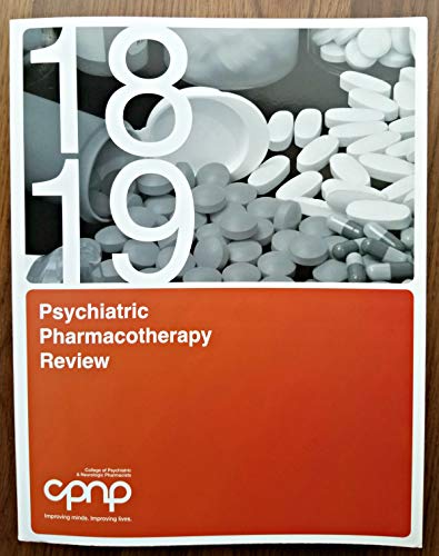 Beispielbild fr 2018-2019 Psychiatric Pharmacotherapy Review Paperback zum Verkauf von SecondSale
