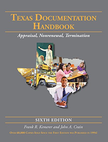 Stock image for Texas Documentation Handbook Appraisal, Nonrenewal, Termination for sale by HPB-Red