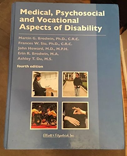 Imagen de archivo de Medical, Psychosocial and Vocational Aspects of Disability (4th Ed. ) a la venta por Books Unplugged