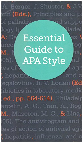 Stock image for Essential Guide to APA Style for sale by HPB-Red