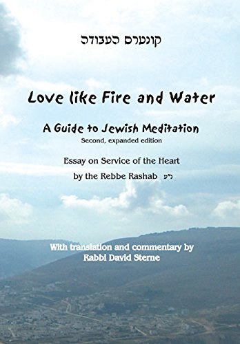 9780985593360: Love Like Fire and Water: A Guide to Jewish Meditation