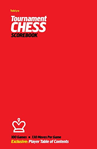 Imagen de archivo de Tabiya Tournament Chess Scorebook: Cover Style: Red a la venta por GF Books, Inc.