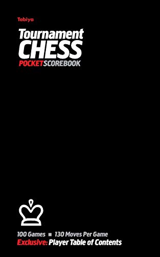 9780985644284: Tabiya Tournament Chess Pocket Scorebook: Cover Style: Black