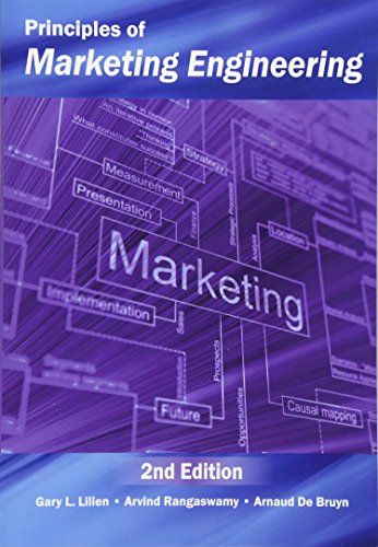 Stock image for Principles of Marketing Engineering for sale by Better World Books