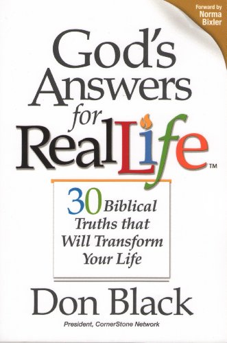 Stock image for God's Answers for Real Life for sale by Stories & Sequels