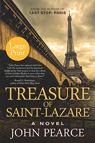 Beispielbild fr Treasure of Saint-Lazare (Large Print): A Novel of Paris (Eddie Grant) zum Verkauf von SecondSale