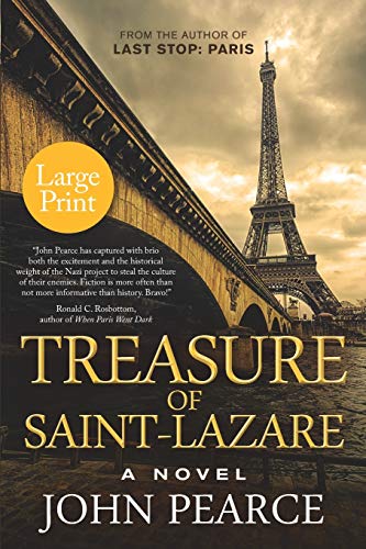 Imagen de archivo de Treasure of Saint-Lazare (Large Print): A Novel of Paris (Eddie Grant) a la venta por SecondSale