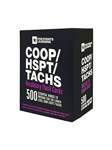 Stock image for COOP/HSPT/TACHS Vocabulary Flash Cards: 500 Essential Words for sale by Ergodebooks