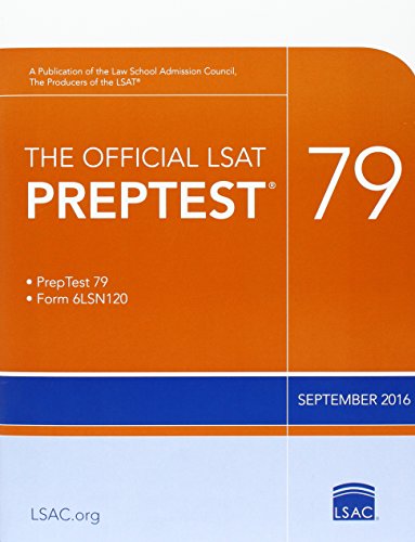 9780986086274: The Official LSAT Preptest: September 2016 (79)