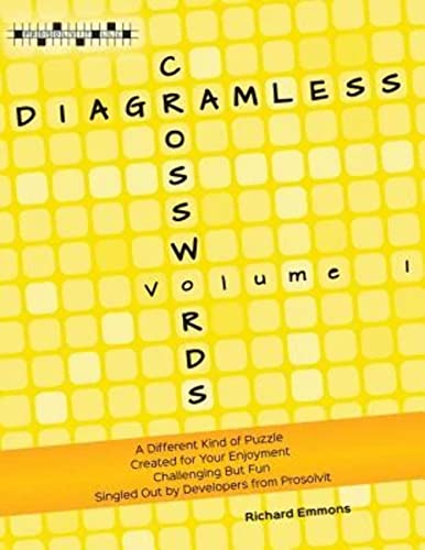 Imagen de archivo de Diagramless Crosswords a la venta por GF Books, Inc.