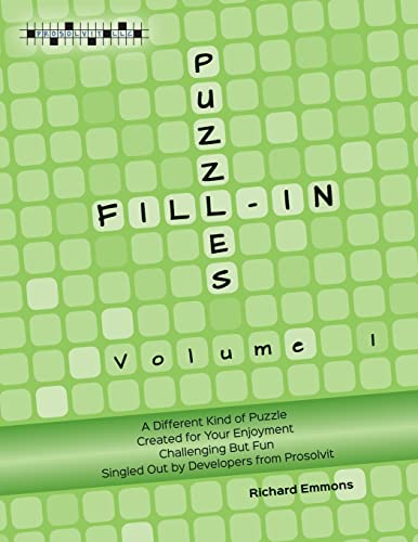 9780986331213: Fill-In Puzzles: Volume 1