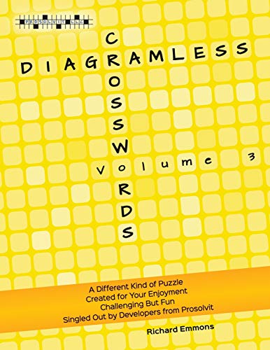 Imagen de archivo de Diagramless Crosswords: Volume 3 a la venta por ThriftBooks-Atlanta